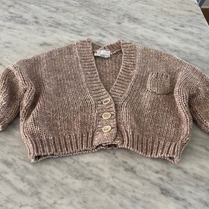Brunello Cucinelli Brown Knit Cardigan